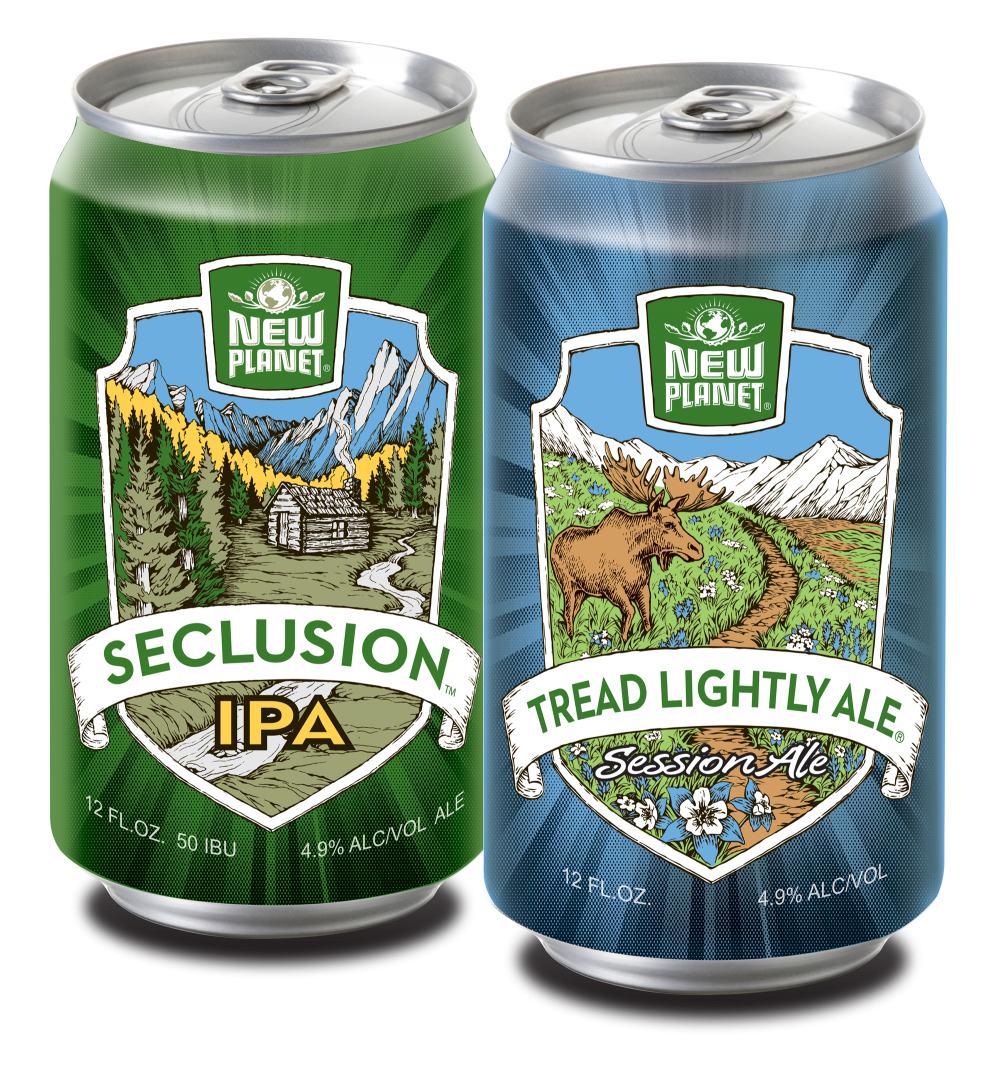 Seclusion IPA and Tread Lightly cans